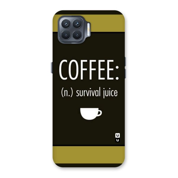 Survival Juice Back Case for Oppo F17 Pro