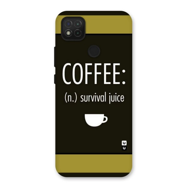 Survival Juice Back Case for Redmi 9C