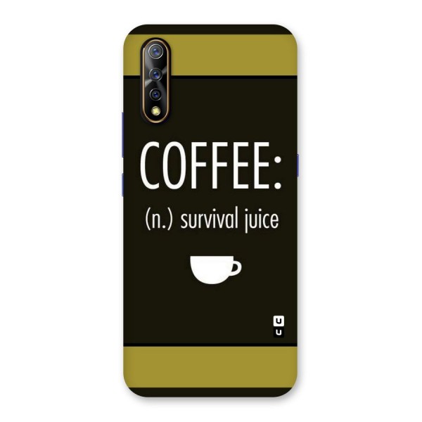 Survival Juice Back Case for Vivo S1