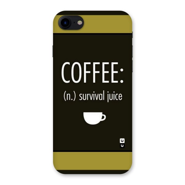 Survival Juice Back Case for iPhone SE 2020