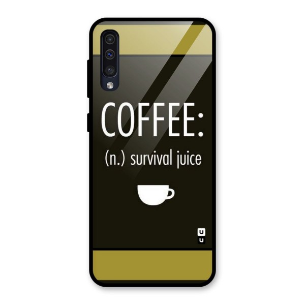 Survival Juice Glass Back Case for Galaxy A50s