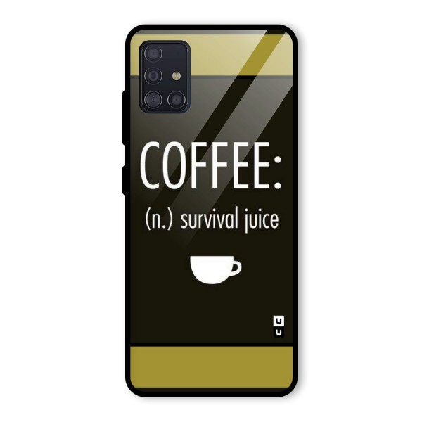 Survival Juice Glass Back Case for Galaxy A51