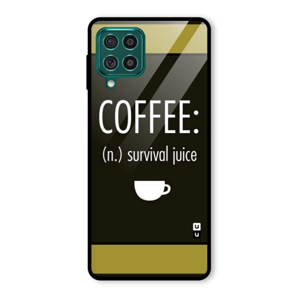 Survival Juice Glass Back Case for Galaxy F62