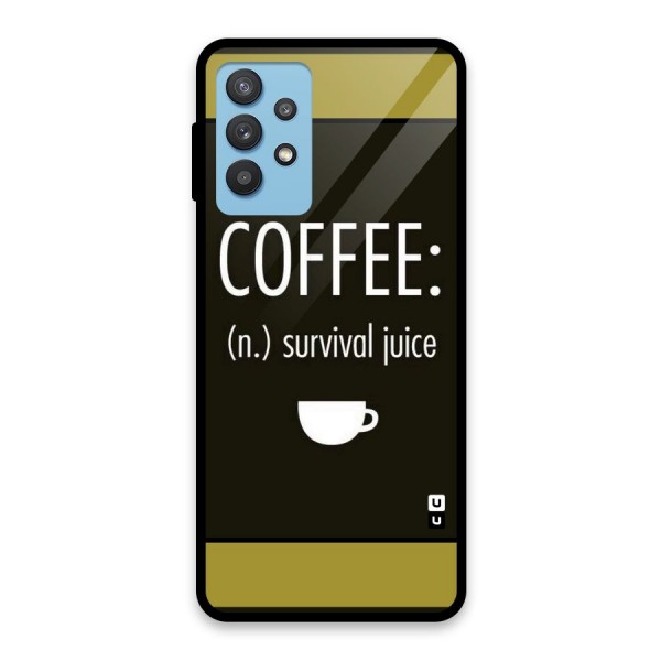 Survival Juice Glass Back Case for Galaxy M32 5G