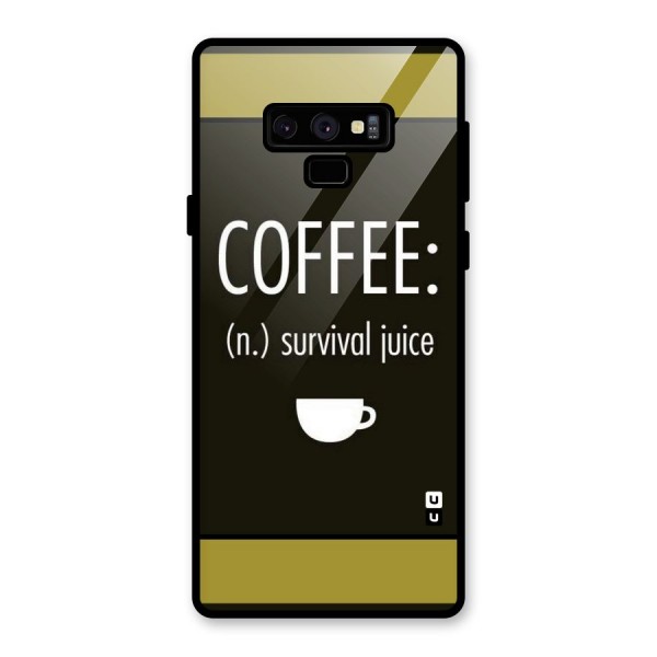 Survival Juice Glass Back Case for Galaxy Note 9