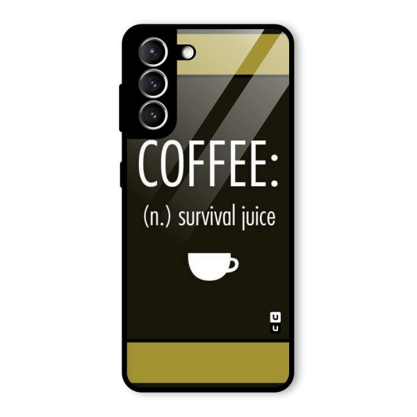 Survival Juice Glass Back Case for Galaxy S21 5G