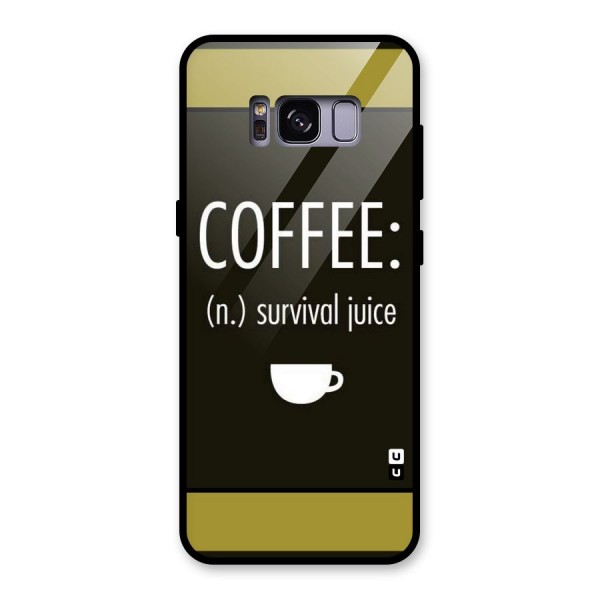 Survival Juice Glass Back Case for Galaxy S8