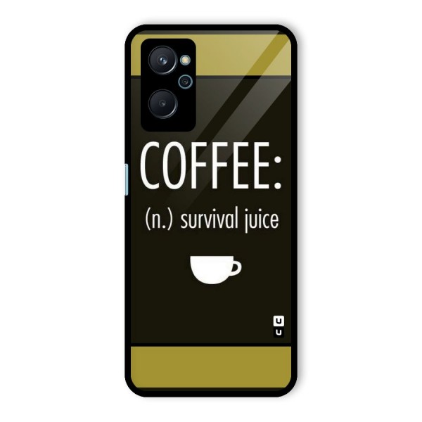 Survival Juice Glass Back Case for Realme 9i