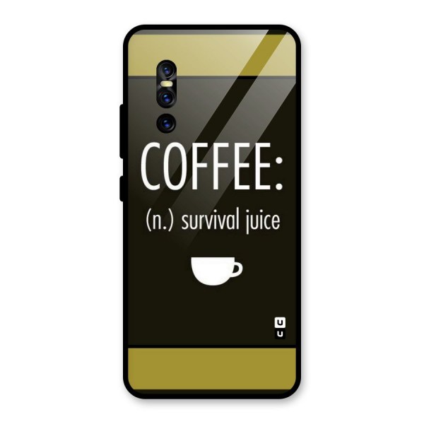 Survival Juice Glass Back Case for Vivo V15 Pro