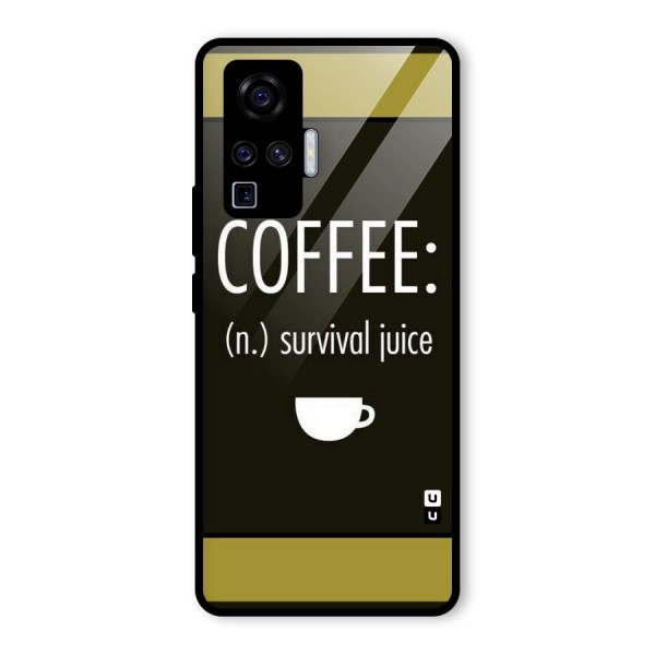 Survival Juice Glass Back Case for Vivo X50 Pro