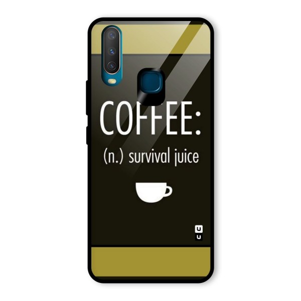 Survival Juice Glass Back Case for Vivo Y12