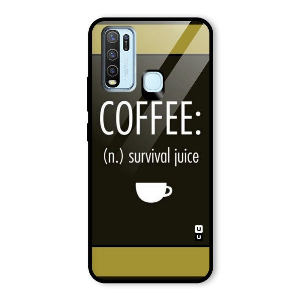 Survival Juice Glass Back Case for Vivo Y30