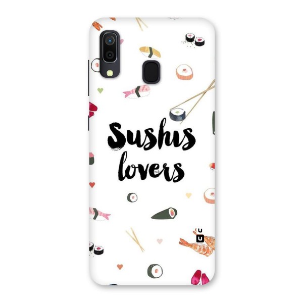 Sushi Lovers Back Case for Galaxy A20