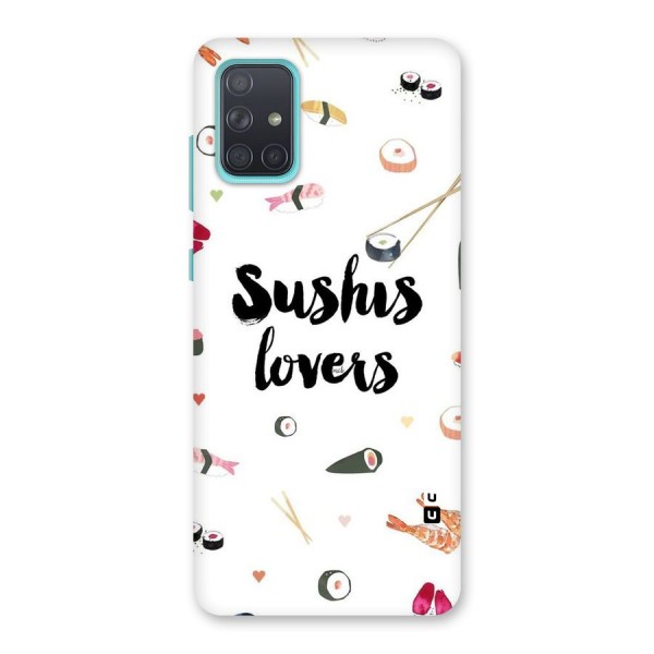 Sushi Lovers Back Case for Galaxy A71