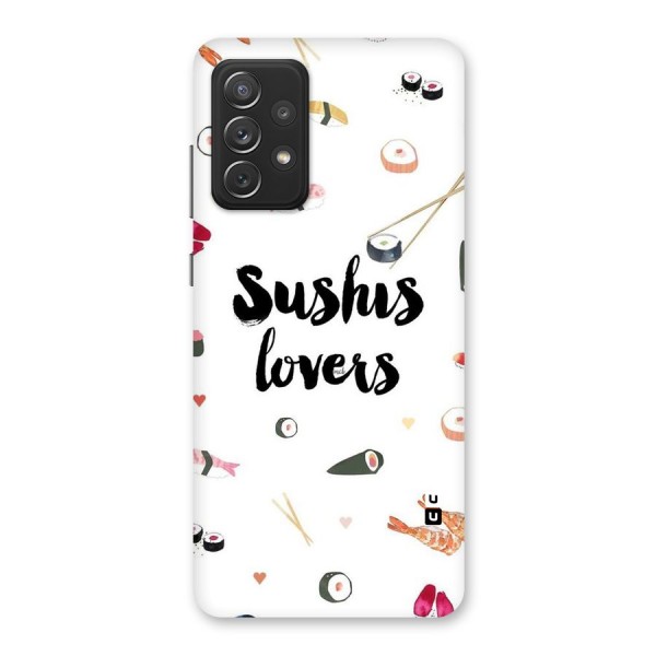 Sushi Lovers Back Case for Galaxy A72