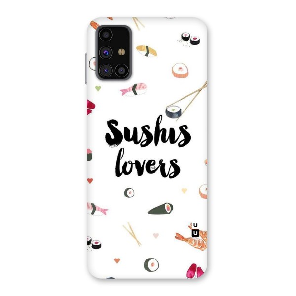 Sushi Lovers Back Case for Galaxy M31s