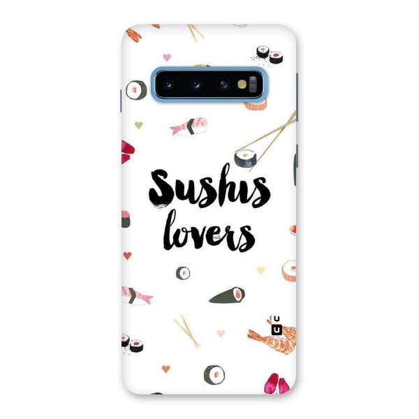 Sushi Lovers Back Case for Galaxy S10