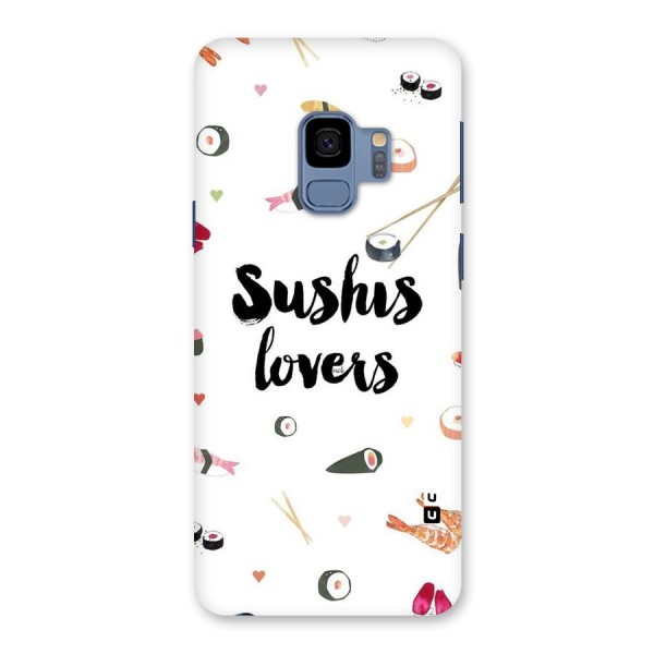 Sushi Lovers Back Case for Galaxy S9