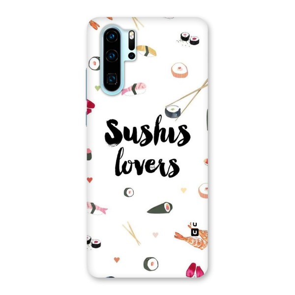 Sushi Lovers Back Case for Huawei P30 Pro