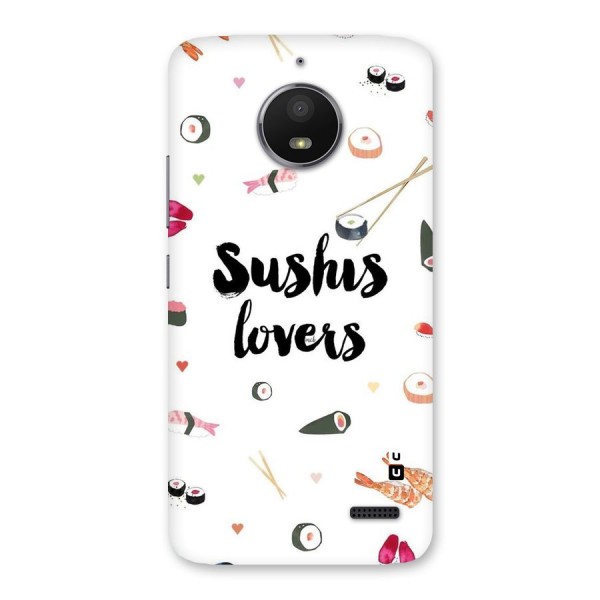 Sushi Lovers Back Case for Moto E4