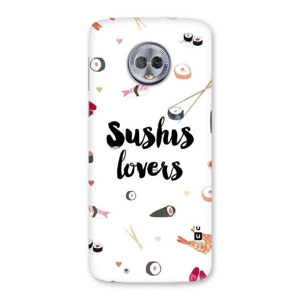 Sushi Lovers Back Case for Moto G6