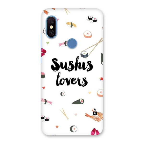 Sushi Lovers Back Case for Redmi Note 6 Pro