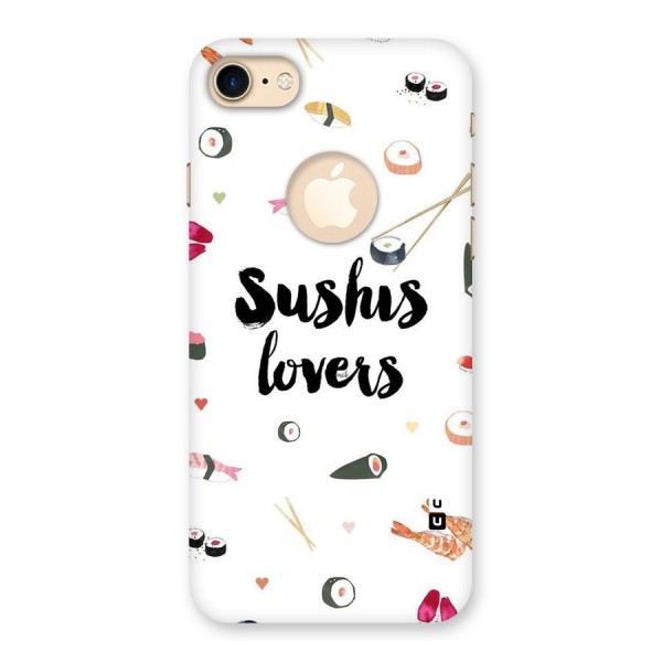 Sushi Lovers Back Case for iPhone 8 Logo Cut