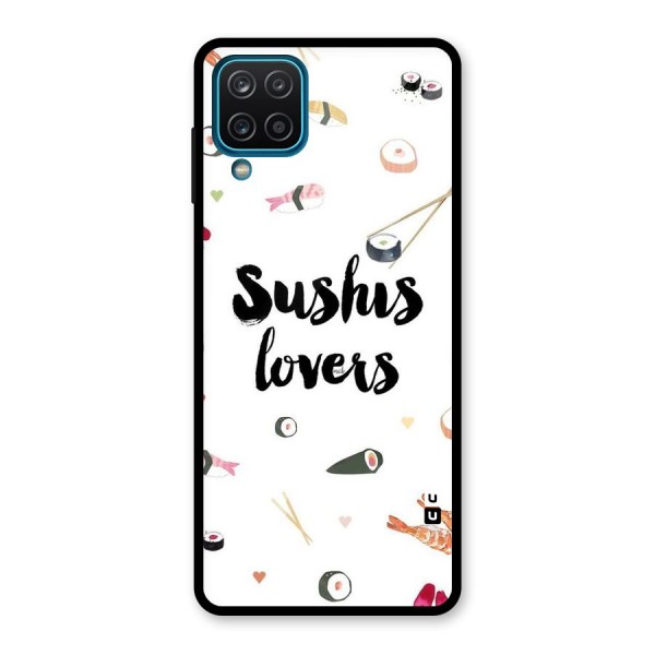 Sushi Lovers Glass Back Case for Galaxy A12