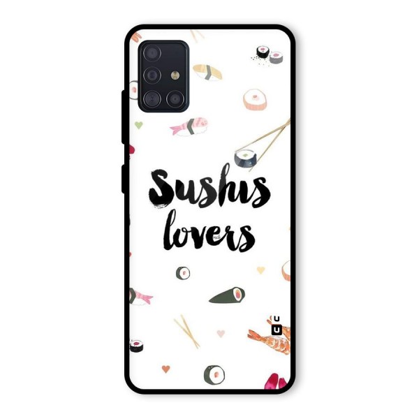 Sushi Lovers Glass Back Case for Galaxy A51