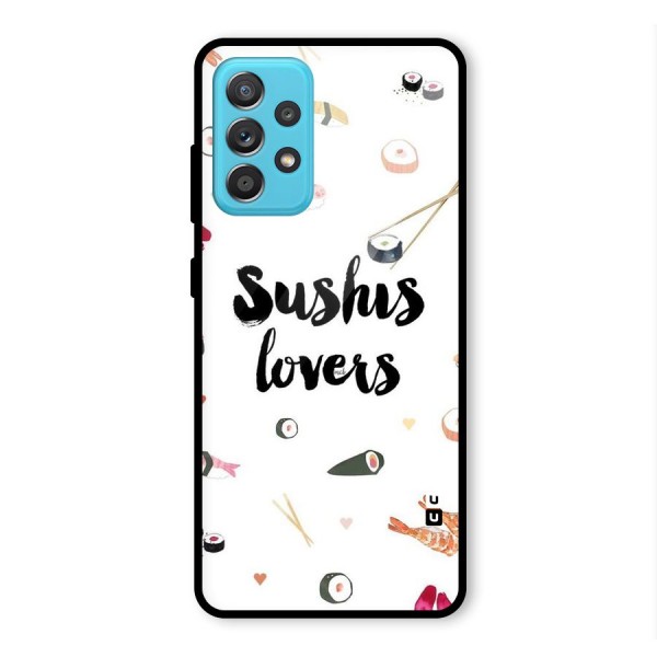 Sushi Lovers Glass Back Case for Galaxy A52s 5G