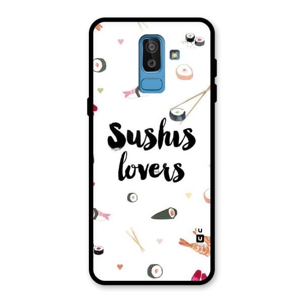 Sushi Lovers Glass Back Case for Galaxy J8