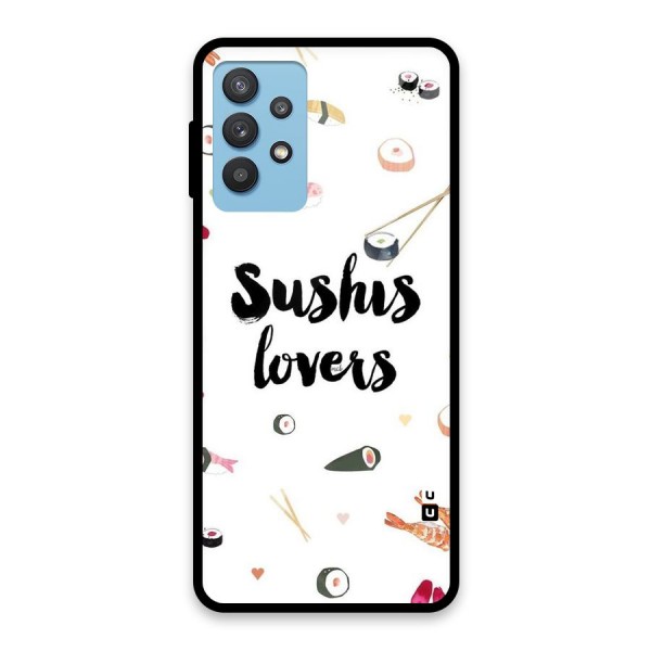 Sushi Lovers Glass Back Case for Galaxy M32 5G