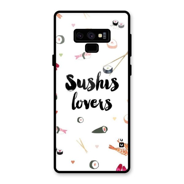 Sushi Lovers Glass Back Case for Galaxy Note 9