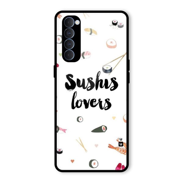 Sushi Lovers Glass Back Case for Oppo Reno4 Pro