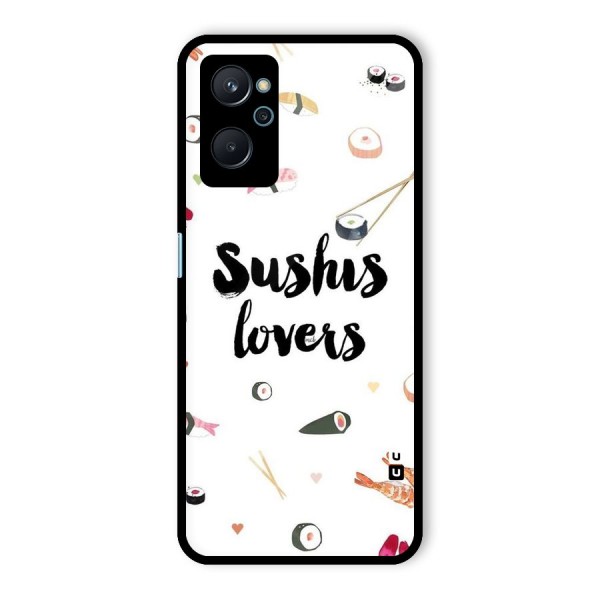 Sushi Lovers Glass Back Case for Realme 9i