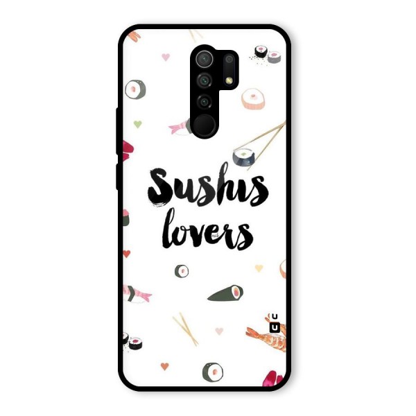 Sushi Lovers Glass Back Case for Redmi 9 Prime