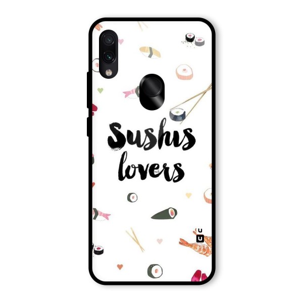 Sushi Lovers Glass Back Case for Redmi Note 7