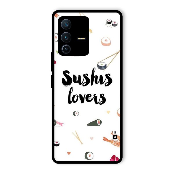 Sushi Lovers Glass Back Case for Vivo V23 Pro