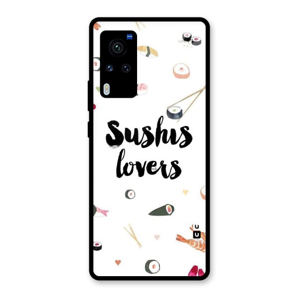 Sushi Lovers Glass Back Case for Vivo X60 Pro