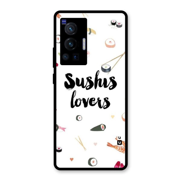 Sushi Lovers Glass Back Case for Vivo X70 Pro