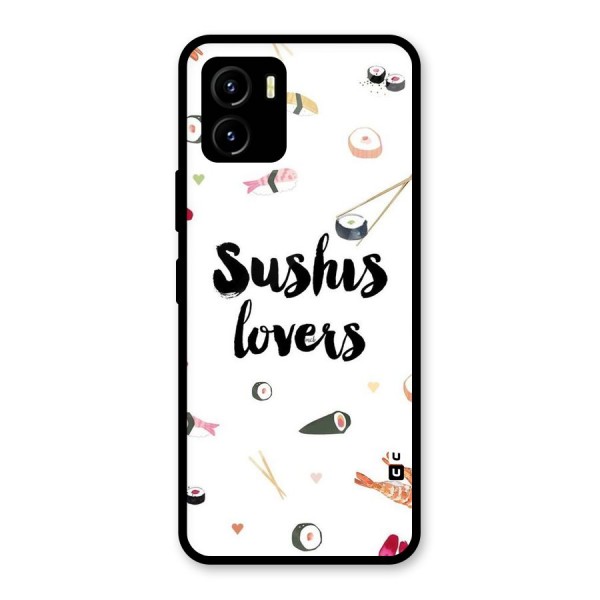 Sushi Lovers Glass Back Case for Vivo Y15s