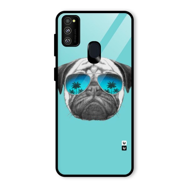 Swag Doggo Glass Back Case for Galaxy M21