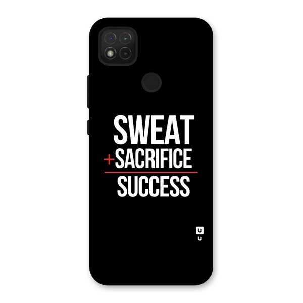 Sweat Sacrifice Success Back Case for Redmi 9C