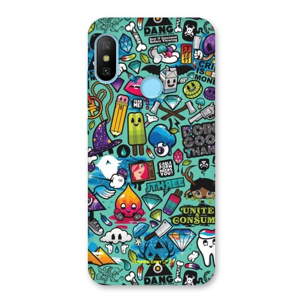 Sweet Candies Back Case for Redmi 6 Pro