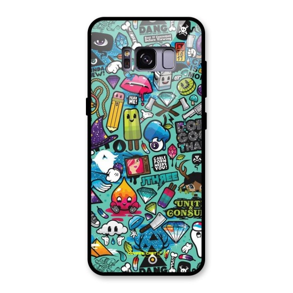 Sweet Candies Glass Back Case for Galaxy S8