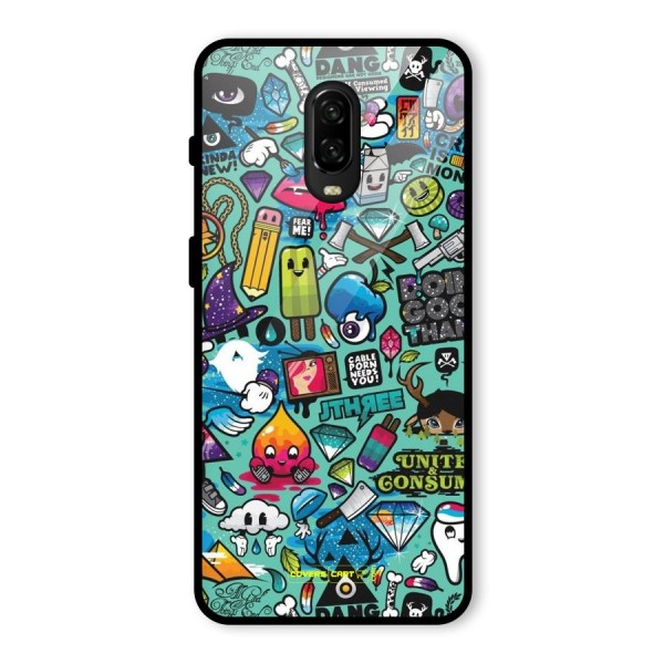 Sweet Candies Glass Back Case for OnePlus 6T