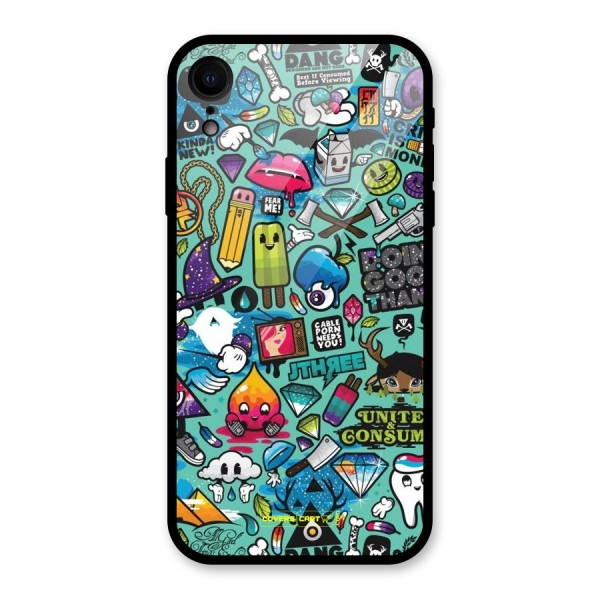 Sweet Candies Glass Back Case for XR