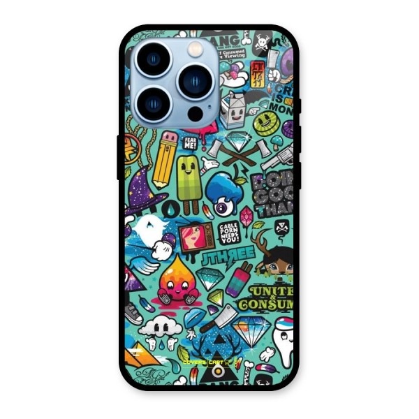 Sweet Candies Glass Back Case for iPhone 13 Pro