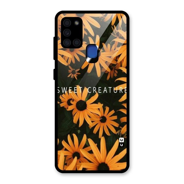 Sweet Creature Glass Back Case for Galaxy A21s