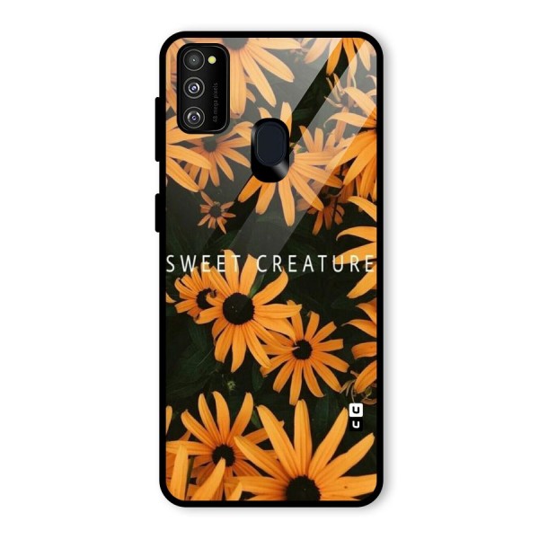 Sweet Creature Glass Back Case for Galaxy M21